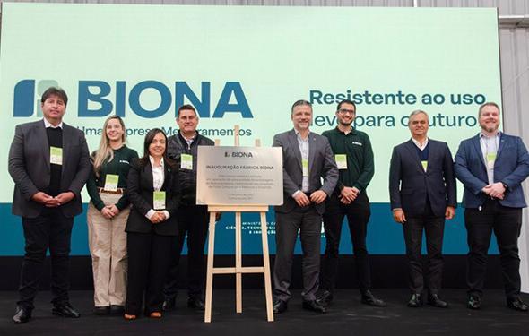 Inauguração da fábrica de embalagens Biona, da Melhoramentos em Camanducaia (MG)