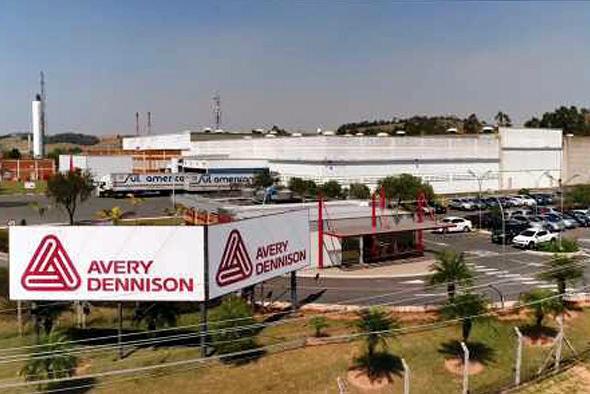Foto da planta da Avery Dennison