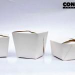 Foto de embalagens para food delivery da Congraf