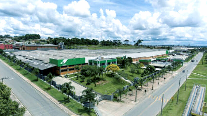 Foto da Unidade Rio Negro, no Paraná, recebeu a certificação ISO 14001 em 2025.