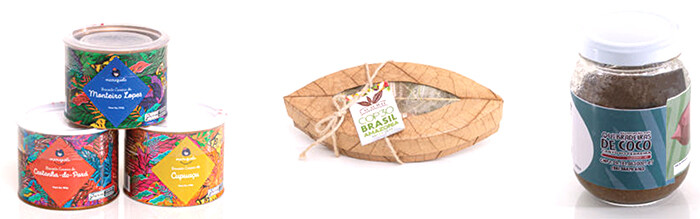 Foto dos produtos apresentados na Cop30.