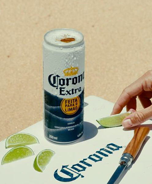 Foto cerveja Corona.