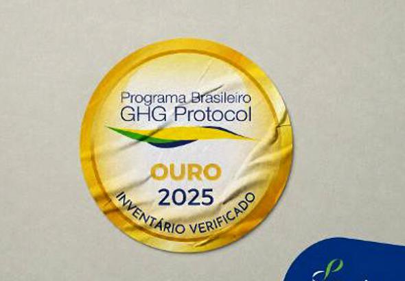 Foto Selo Programa Brasileiro GHG Protocol.