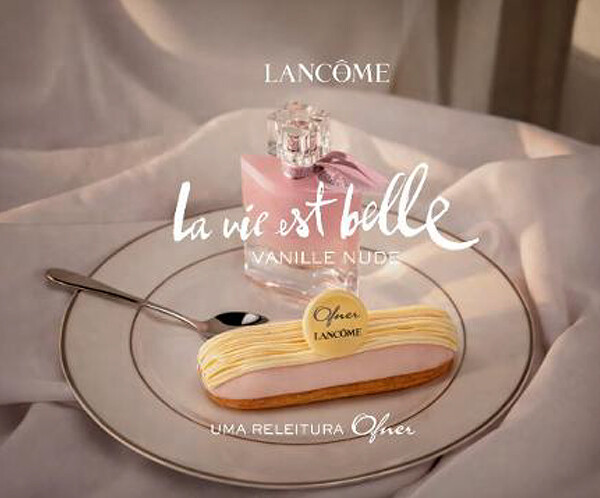 Foto divulgação linha La Vie Est Belle Vanille Nude da Ofner e Lancome.