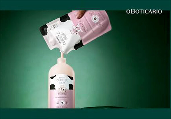 Divulgação produtos Boticário refill.
